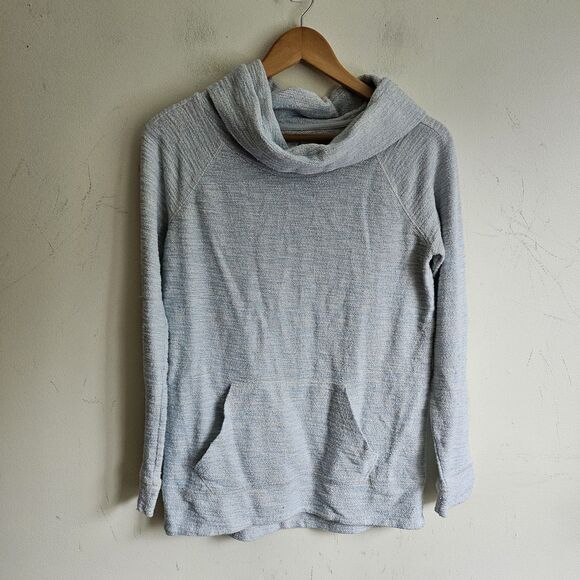 Lot of 2 Lou & Grey Women’s Cowl Neck Sweaters Size Small Blue & Black GUC - Picture 6 of 8